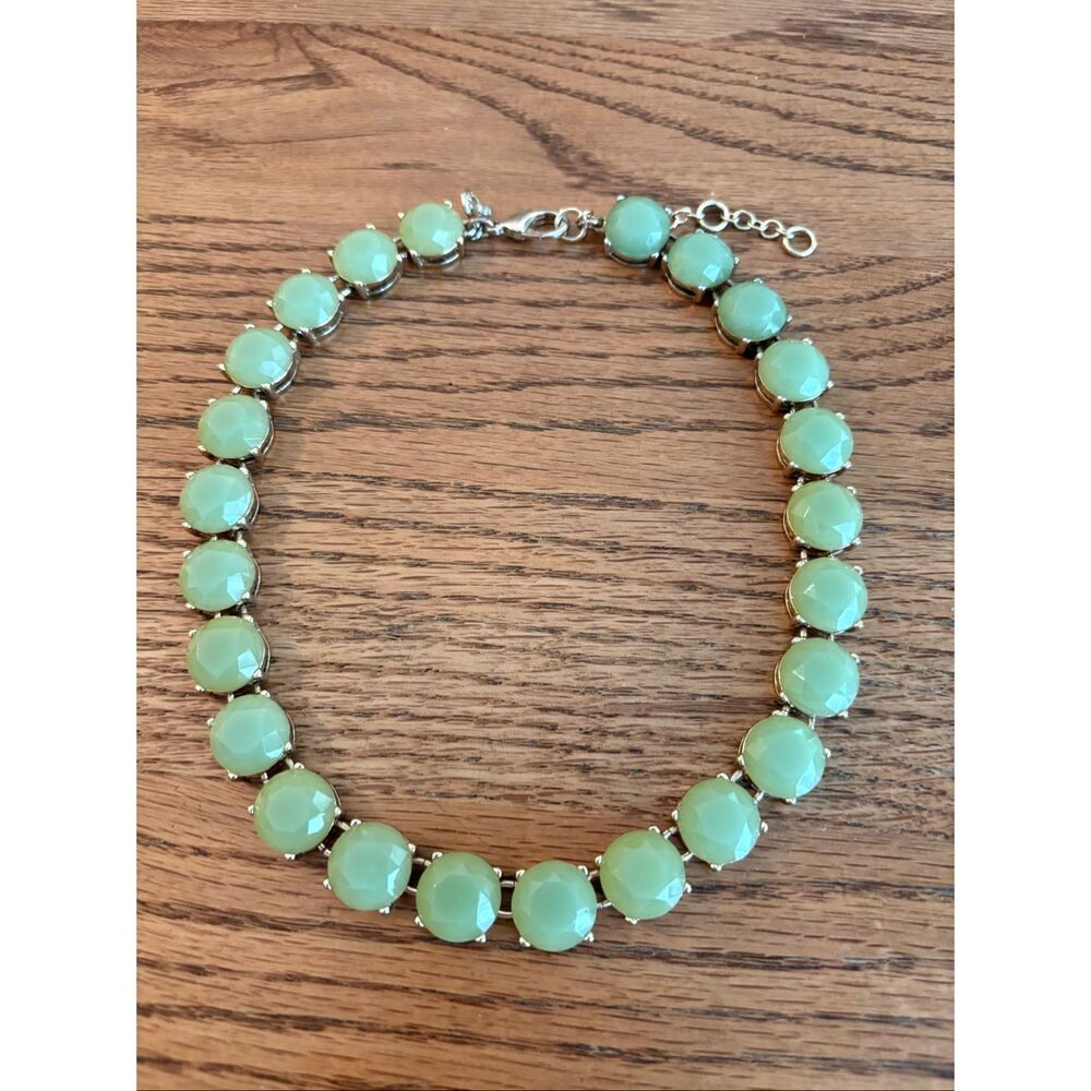 J.Crew | Faux Jade Collar Necklace | 16” Adjustable